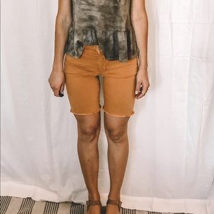 Anthropologie high rise slim shorts